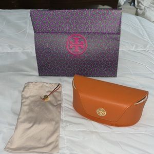 Authentic Tory Burch glasses case
